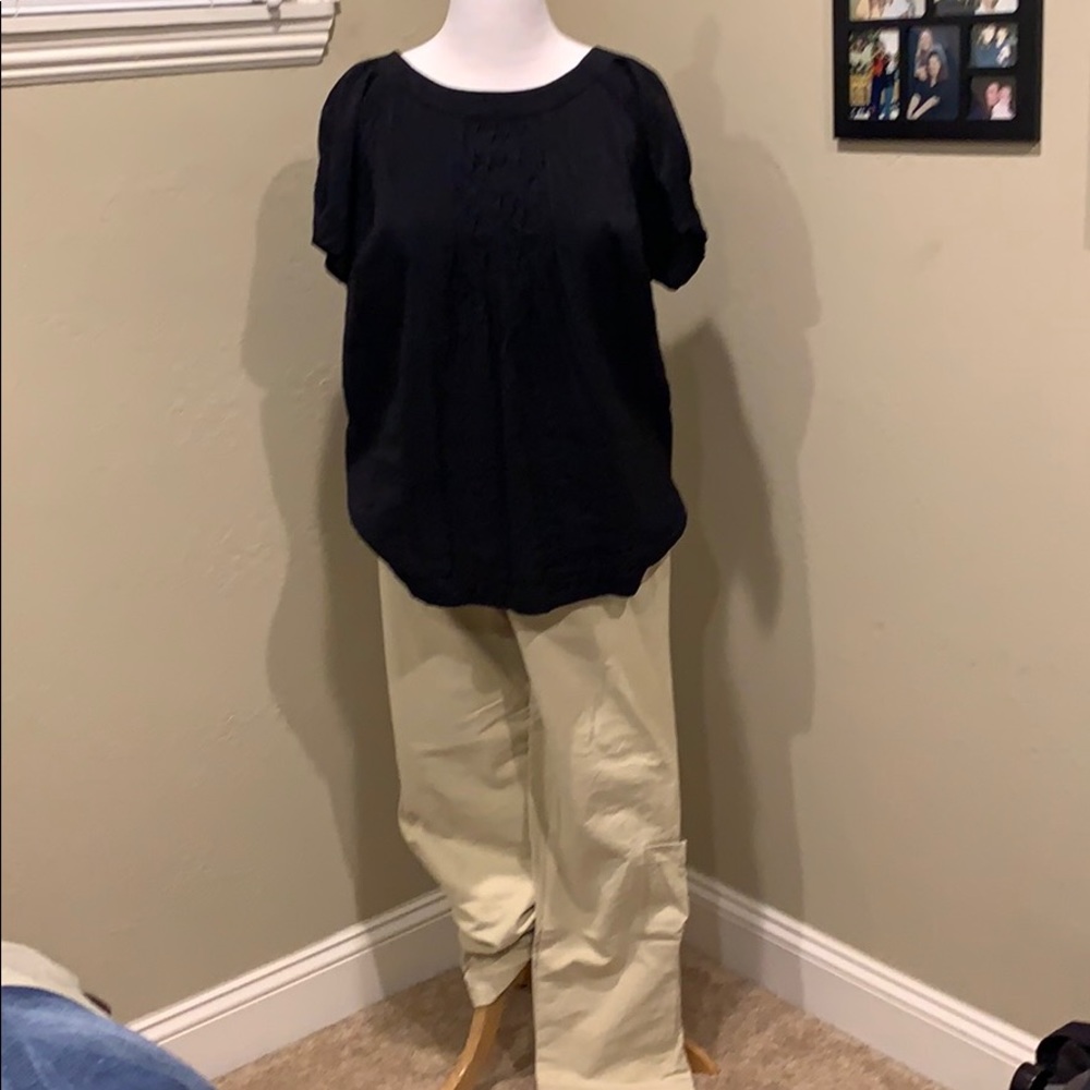 Lane Bryant Black Blouse